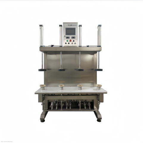 Lavadora de barriles de 4 cabezales