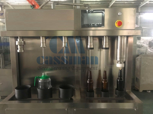 Máquina de llenado manual de botellas de vidrio