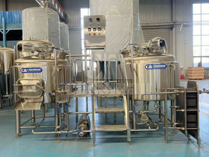 Sistema de elaboración de cerveza a vapor 500L Microcervecería 500L