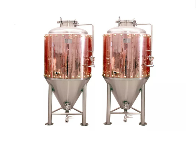 Tanque de fermentación de cobre