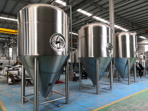 45 bbl fermentador cónico de doble pared